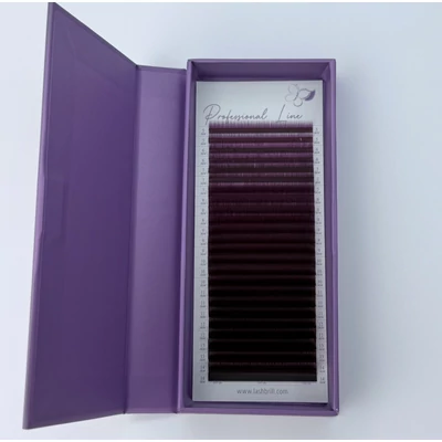 Ombre lila B mix 25 soros műszempilla 